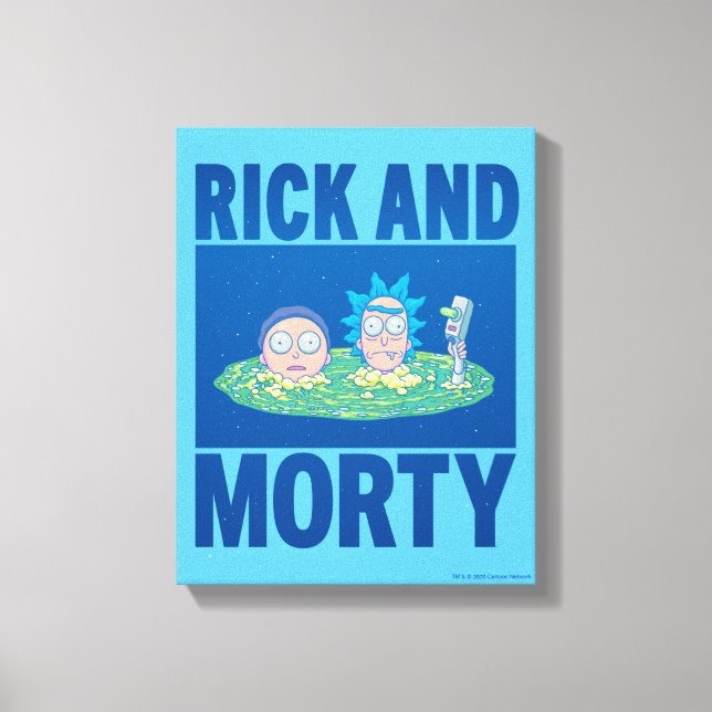 RICK OCH MORTY™ | Genomsökning via portal Canvastryck (Framsida)