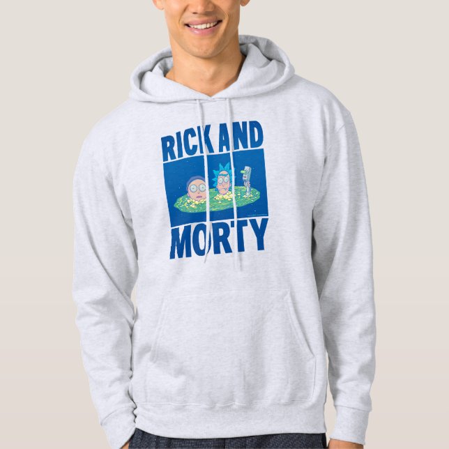 RICK OCH MORTY™ | Genomsökning via portal Hoodie (Framsida)