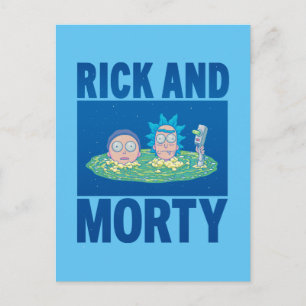 RICK OCH MORTY™ Genomsökning via portal Inbjudan Vykort