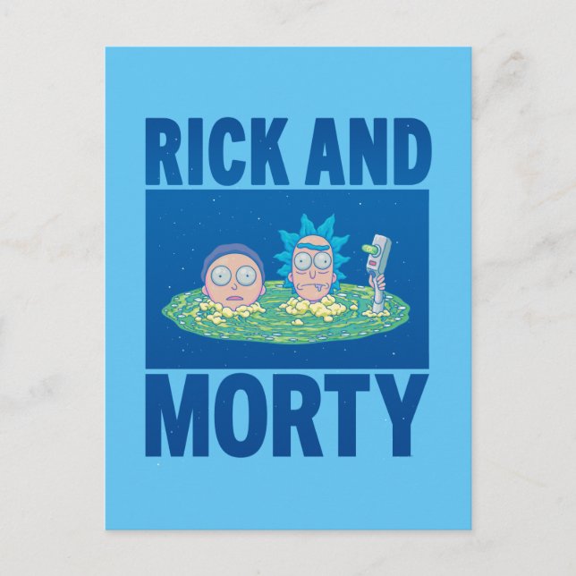 RICK OCH MORTY™ | Genomsökning via portal Inbjudan Vykort (Framsida)