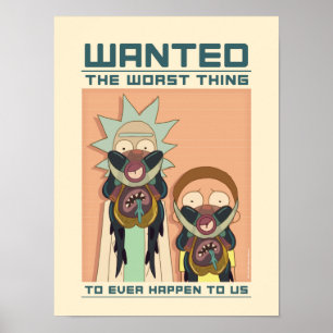 RICK OCH MORTY™   Glorzo Wanted Poster