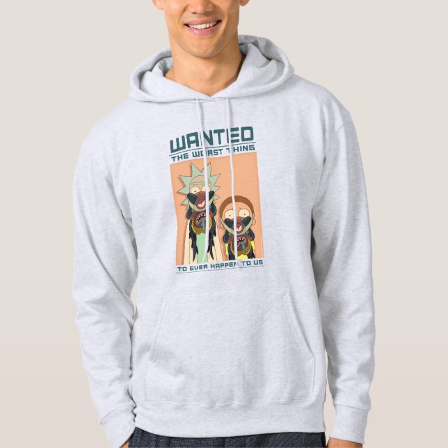 RICK OCH MORTY™ | Glorzo Wanted Poster Hoodie (Framsida)