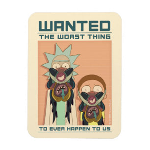 RICK OCH MORTY™ Glorzo Wanted Poster Magnet