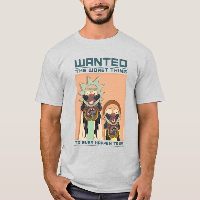 RICK OCH MORTY™ | Glorzo Wanted Poster T Shirt (Framsida)