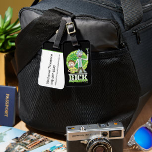 RICK OCH MORTY™ Grönt Stänk Bagagebricka