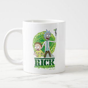 RICK OCH MORTY™ Grönt Stänk Jumbo Mugg