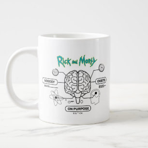 RICK OCH MORTY™ Hämta Backup-hjärnan Jumbo Mugg