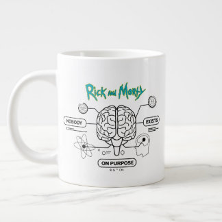 RICK OCH MORTY™ | Hämta Backup-hjärnan Jumbo Mugg