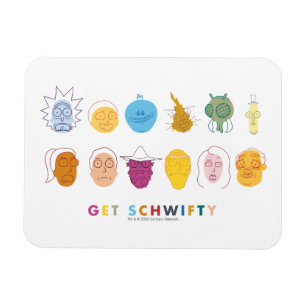 RICK OCH MORTY™ Hämta Schwifty Magnet