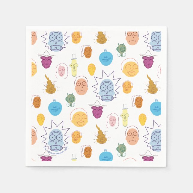 RICK OCH MORTY™ | Hämta Schwifty Pappersservett (Framsidan)