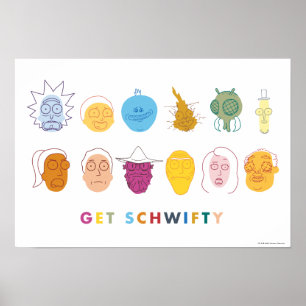 RICK OCH MORTY™ Hämta Schwifty Poster