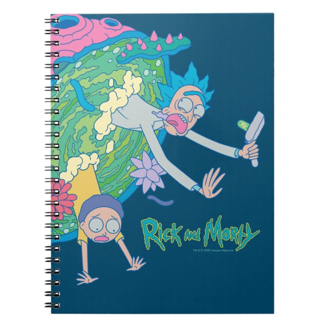 RICK OCH MORTY™ | Infekterad portal Anteckningsbok (Framsidan)
