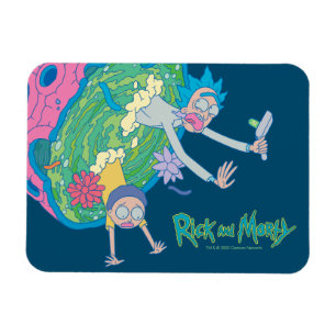 RICK OCH MORTY™ Infekterad portal Magnet