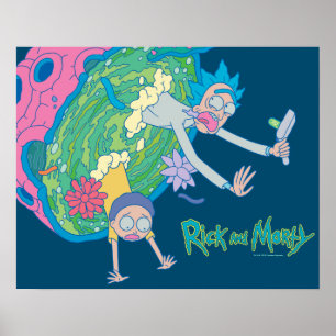 RICK OCH MORTY™   Infekterad portal Poster
