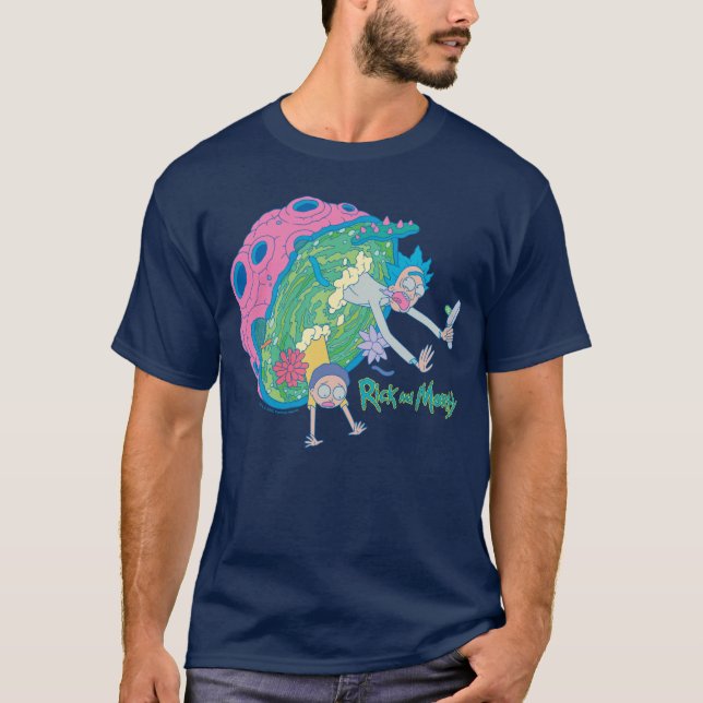 RICK OCH MORTY™ | Infekterad portal T Shirt (Framsida)