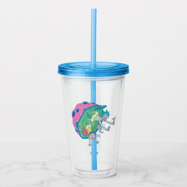 RICK OCH MORTY™| Infekterad portal Take Away Mugg (Framsida)