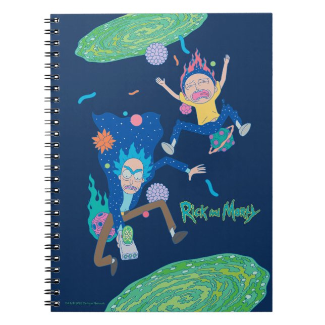 RICK OCH MORTY™ | Infekterad portaljump Anteckningsbok (Framsidan)