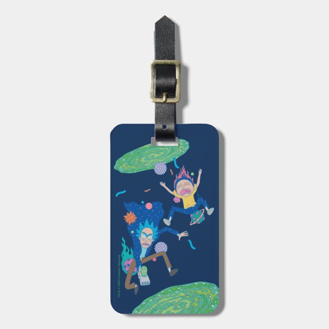 RICK OCH MORTY™| Infekterad portaljump Bagagebricka (Vertikal Framsida)