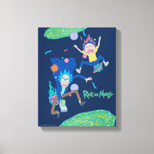 RICK OCH MORTY™ Infekterad portaljump Canvastryck