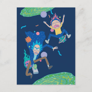 RICK OCH MORTY™ Infekterad portaljump Inbjudan Vykort