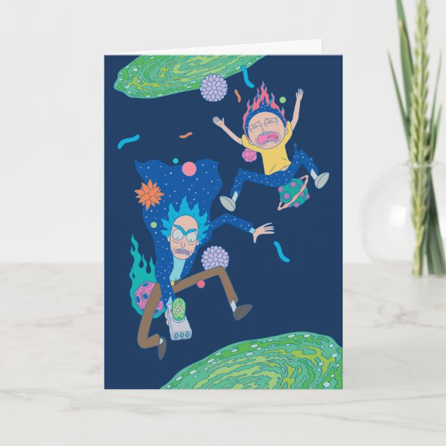RICK OCH MORTY™| Infekterad portaljump Kort (Framsida)