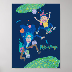 RICK OCH MORTY™ Infekterad portaljump Poster