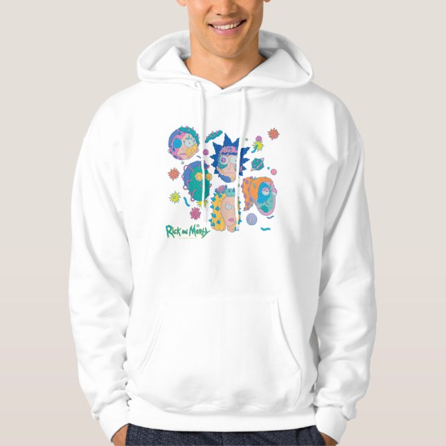 RICK OCH MORTY™ | Infekterad Smith-familjen Mönste Hoodie (Framsida)
