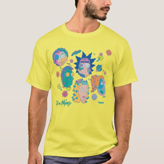 RICK OCH MORTY™ | Infekterad Smith-familjen Mönste T Shirt (Framsida)