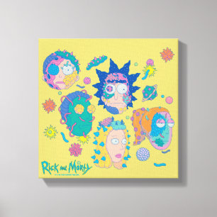 RICK OCH MORTY™ Infekterad Smith Family Mönste Canvastryck