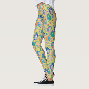 RICK OCH MORTY™  Infekterad Smith Family Mönste Leggings