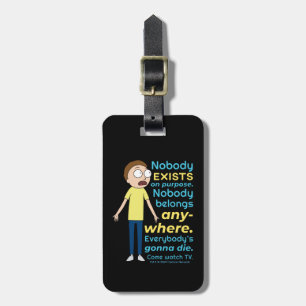RICK OCH MORTY™ Ingen finns för ändamålet Bagagebricka