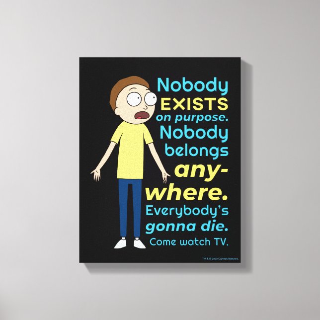 RICK OCH MORTY™ | Ingen finns för ändamålet Canvastryck (Framsida)