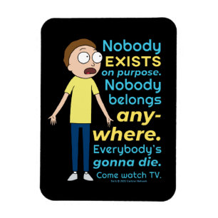 RICK OCH MORTY™ Ingen finns för ändamålet Magnet