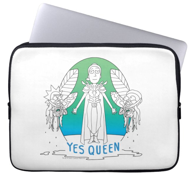 RICK OCH MORTY™ | Ja drottning Laptop Fodral (Framsidan)