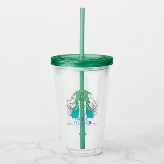 RICK OCH MORTY™| Ja drottning Take Away Mugg (Framsida)