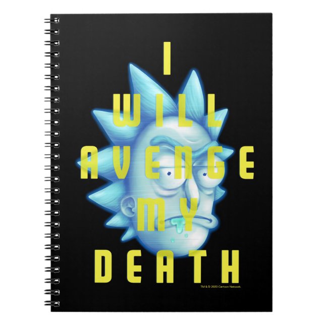 RICK OCH MORTY™ | Jag kommer att avliva min död Anteckningsbok (Framsidan)