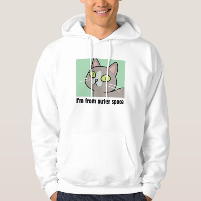 RICK OCH MORTY™ | Jag kommer från Rymden Hoodie (Framsida)