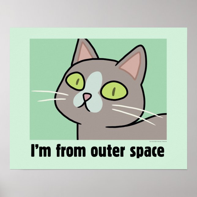 RICK OCH MORTY™ | Jag kommer från Rymden Poster (Framsidan)