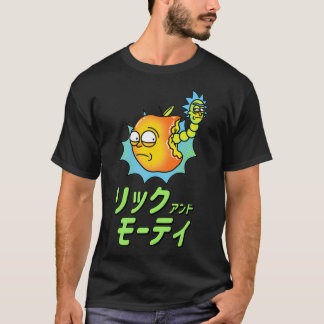 Rick och Morty Japansk Fruit Ad T Shirt