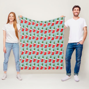 Rick och Morty   Julpickle Rick Mönster Fleecefilt