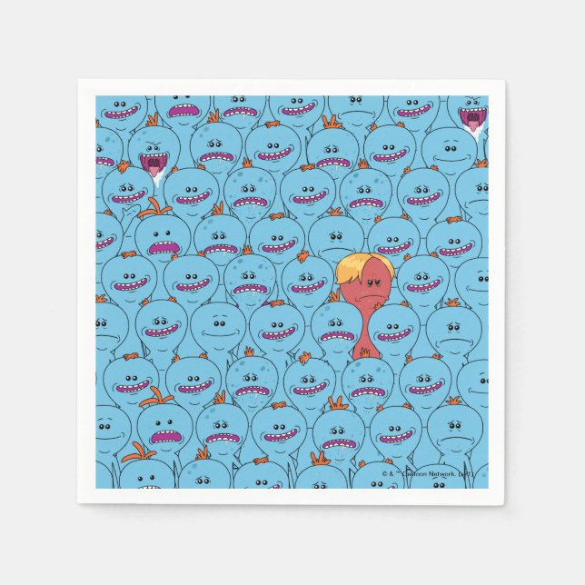 RICK OCH MORTY™ | Kirkland Meeseeks Pappersservett (Framsidan)
