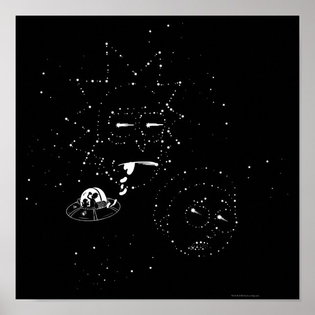 RICK OCH MORTY™ | Konstellationer Poster (Framsidan)