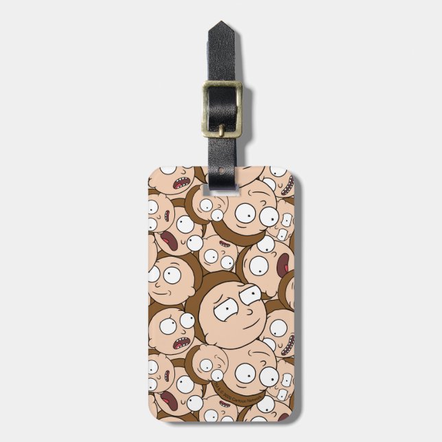 RICK OCH MORTY™| Morty's Moods Bagagebricka (Vertikal Framsida)