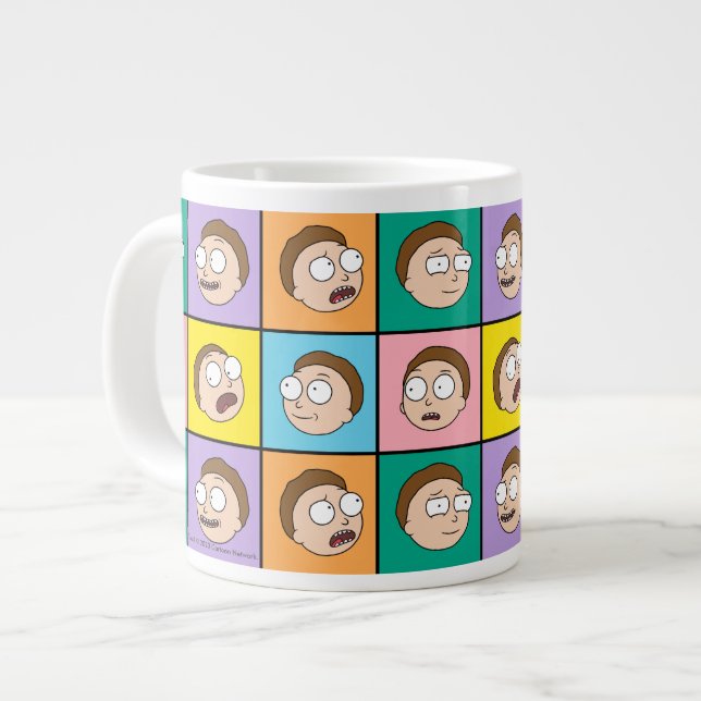 RICK OCH MORTY™| Morty's Moods Jumbo Mugg (Framsida vänster)