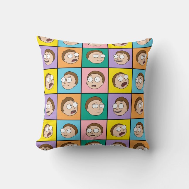 RICK OCH MORTY™ | Morty's Moods Kudde (Framsida)