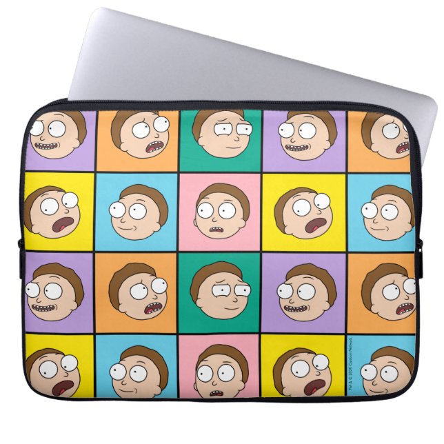 RICK OCH MORTY™ | Morty's Moods Laptop Fodral (Framsidan)