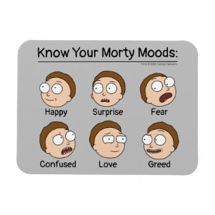 RICK OCH MORTY™ Morty's Moods Magnet