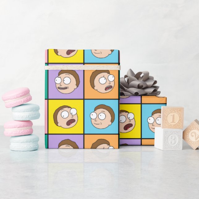 RICK OCH MORTY™ | Morty's Moods Presentpapper (Baby Shower)