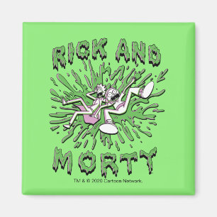 RICK OCH MORTY™ Nedbrytning i surt fett Magnet