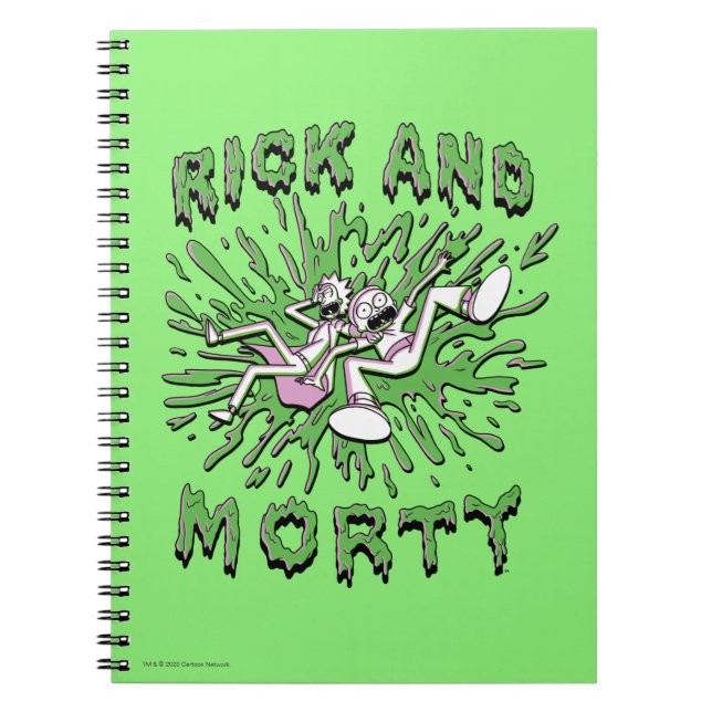 RICK OCH MORTY™ | Nedgång i syravärde Anteckningsbok (Framsidan)